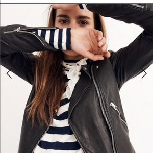 Madewell “Washed Leather jacket”